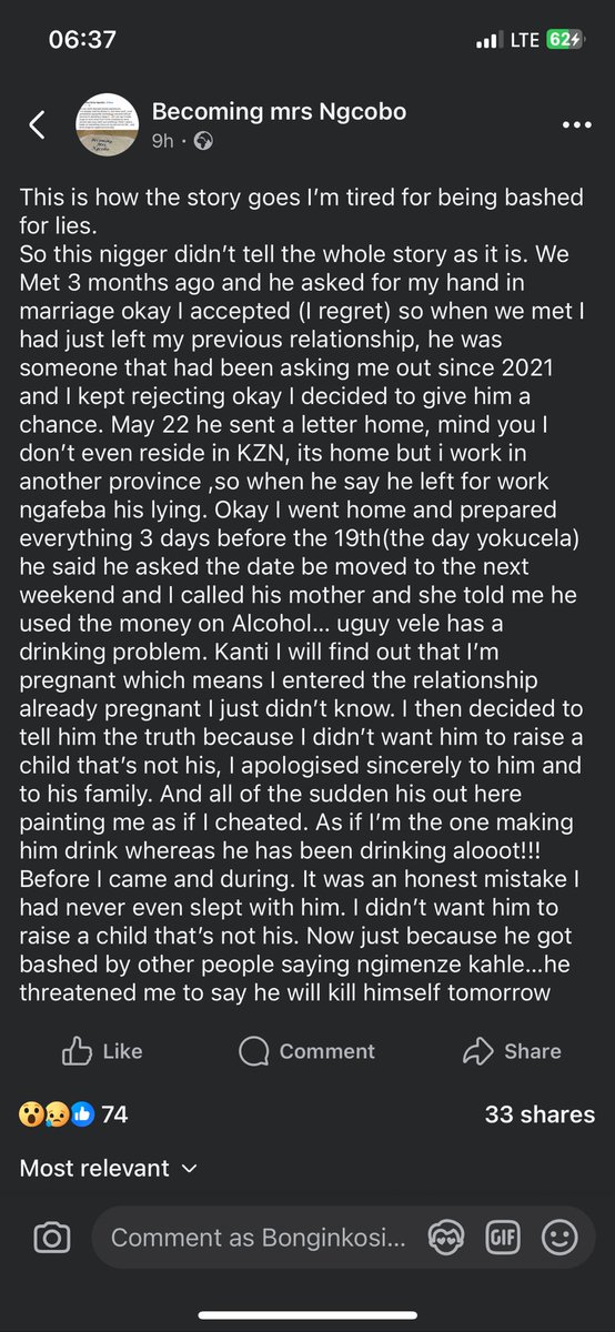 Becoming Mrs Ngcobo Responded with receipts 😭🫳🏾