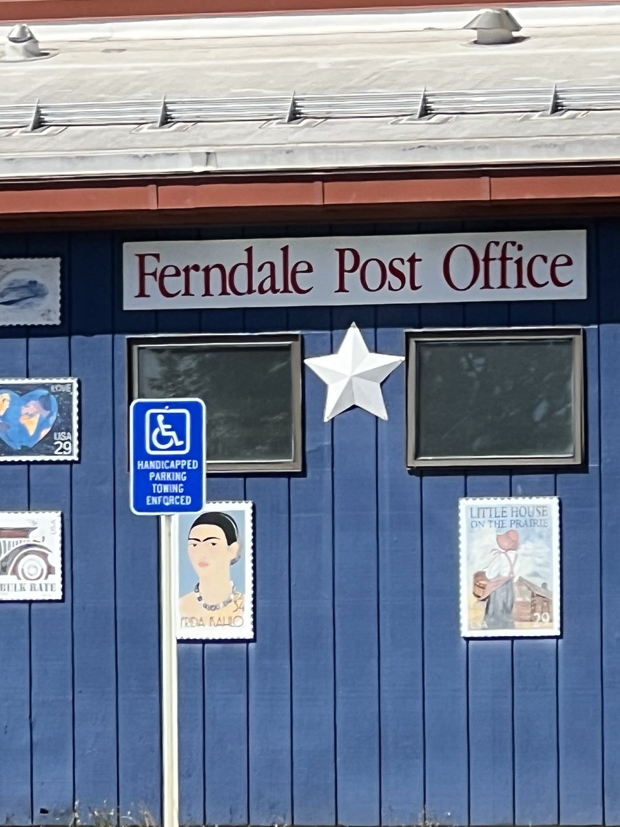 NancyPettit's tweet photo. @AgWriterArk Here are a few clicks from my phone as we drove through #FerndaleWA last week. It’s a 15 min drive from Bellingham, quaint town of about 16k people. #whereidrive #inmyelement #whatisee #PNW https://t.co/c7KE22l6w1