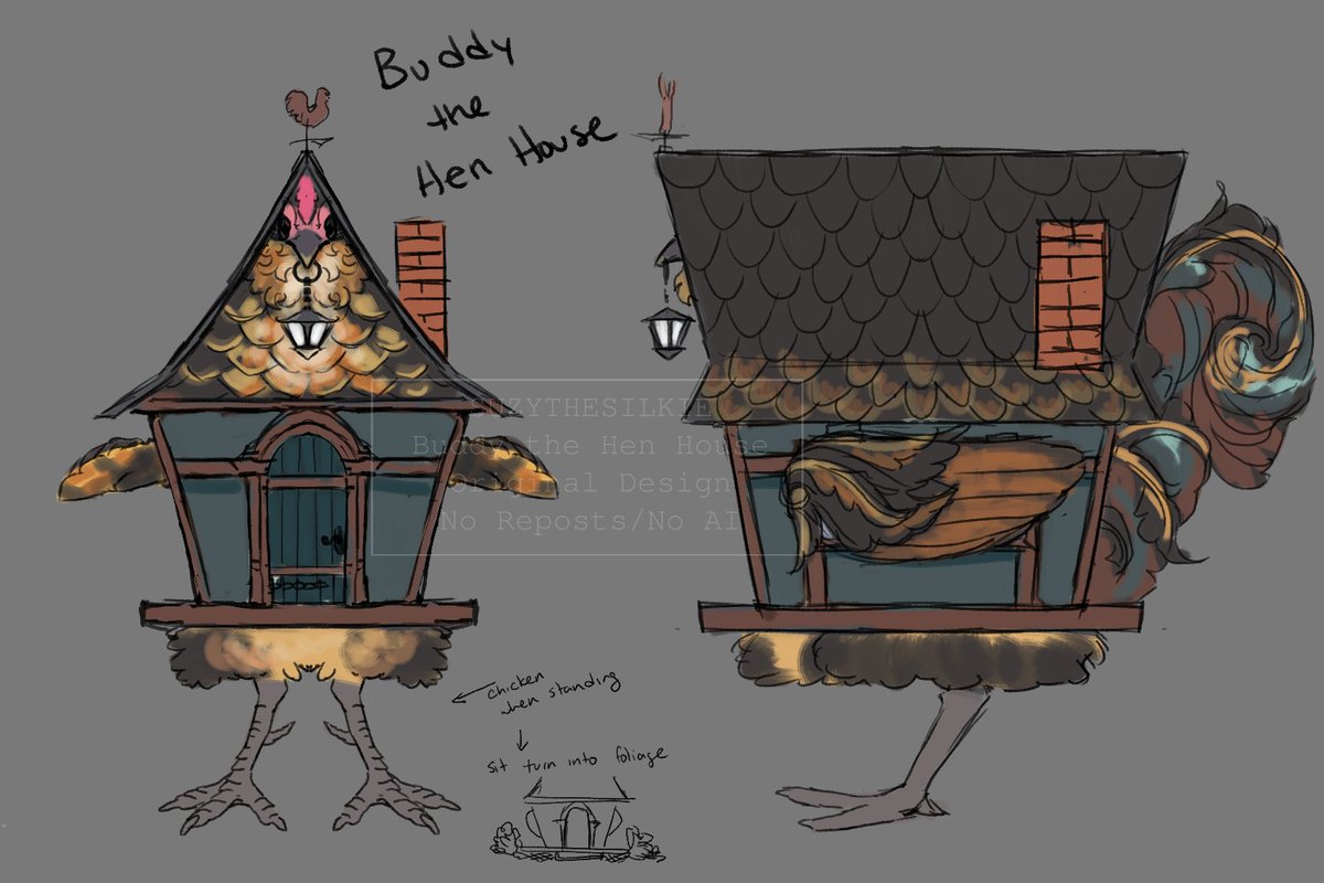 SuzytheSilkie's tweet image. Guess who's been working more on their Hen House Design