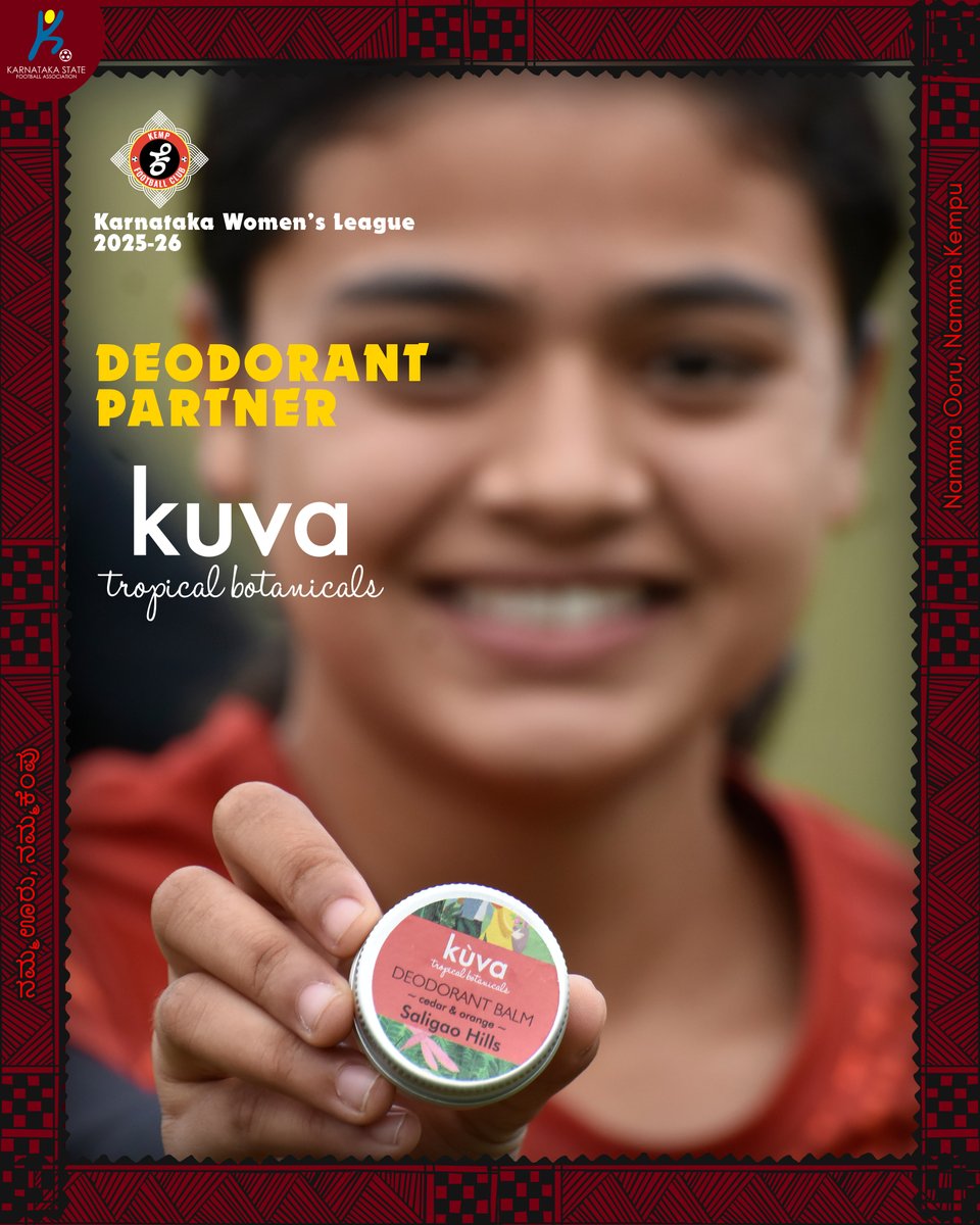 We’re excited to welcome Kuva Botanicals as our official Deodorant Partner. 🌱✨

Powered by pure, locally sourced ingredients and lovingly crafted in Goa, Kuva, is a woman owned and managed business that brings safe, natural skincare that’s good for you and the planet. 🌏