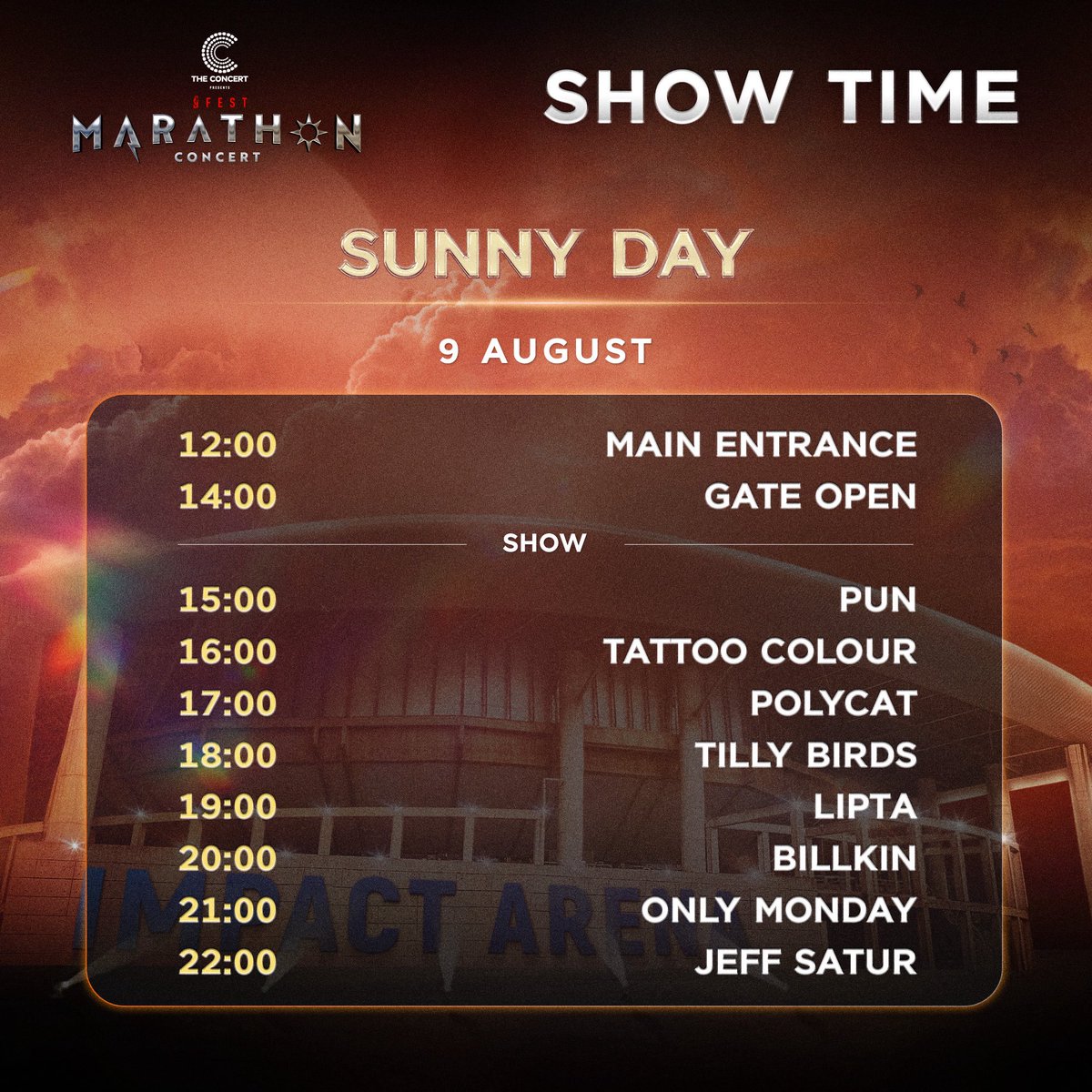 gfestTH's tweet photo. ประตูเปิด 14:00 น.
การแสดงเริ่ม 15:00 น. 
ต่อเนื่อง 8 ชั่วโมง
พร้อมนะชาวมาราธอน

The Concert Application presents
GFEST MARATHON CONCERT
2 วัน 2 เทศกาลคอนเสิร์ตในฮอลล์ที่ดีที่สุด

#MarathonConcert2025
#TheConcertApplication
#GFest
#GMMShow
#2วัน2เทศกาลคอนเสิร์ตในฮอลล์ที่ดีที่สุด https://t.co/muBKJlKfyX