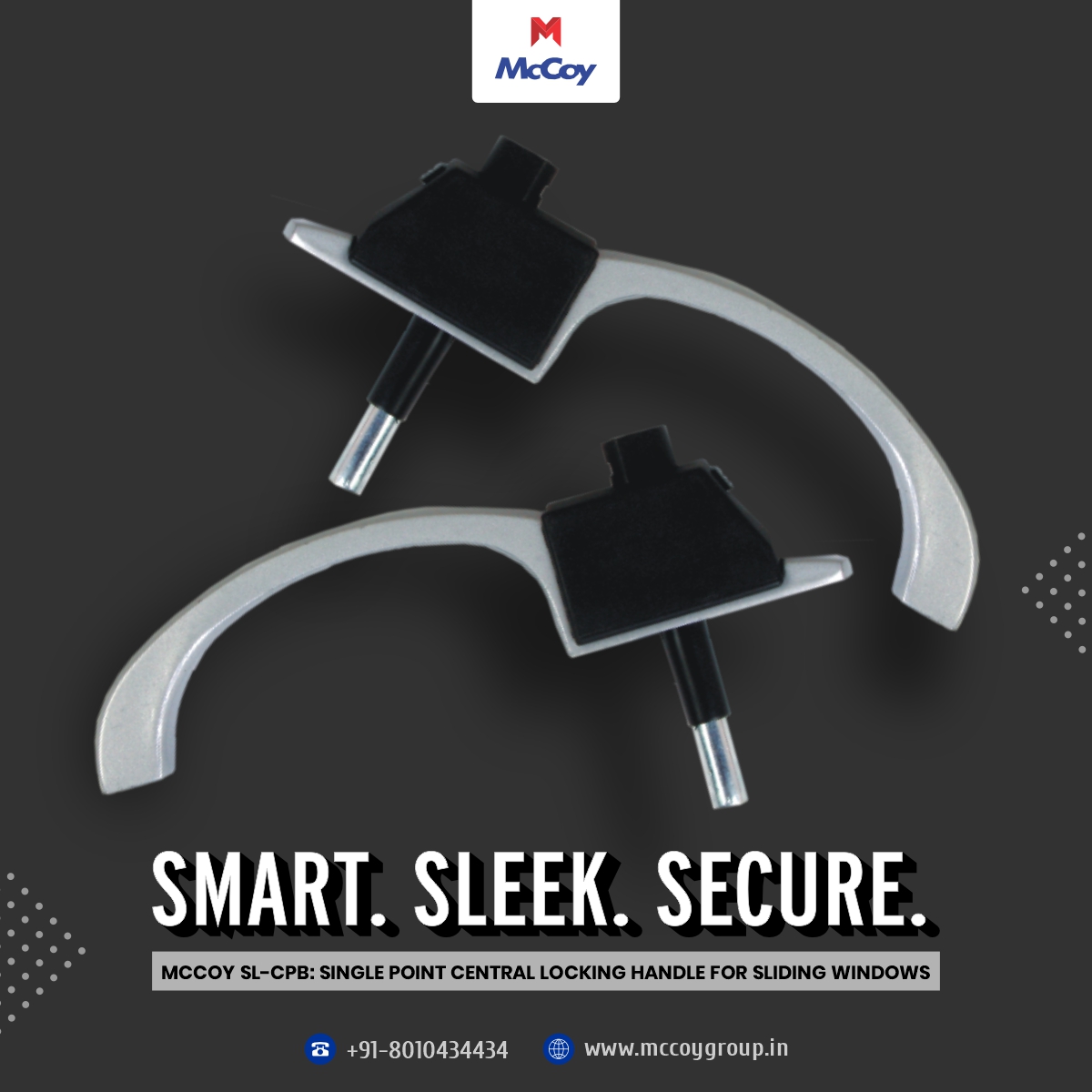 MCoyGroup's tweet image. 𝗦𝗺𝗮𝗿𝘁. 𝗦𝗹𝗲𝗲𝗸. 𝗦𝗲𝗰𝘂𝗿𝗲. - 𝗠𝗰𝗖𝗼𝘆 𝗦𝗟-𝗖𝗣𝗕 𝗛𝗮𝗻𝗱𝗹𝗲 𝗳𝗼𝗿 𝗦𝗹𝗶𝗱𝗶𝗻𝗴 𝗪𝗶𝗻𝗱𝗼𝘄𝘀!
Perfect blend of style, security, and simplicity - engineered to elevate modern window systems. 

#McCoyHardware #SlidingWindowSolutions #WindowHandles #SmartLocking