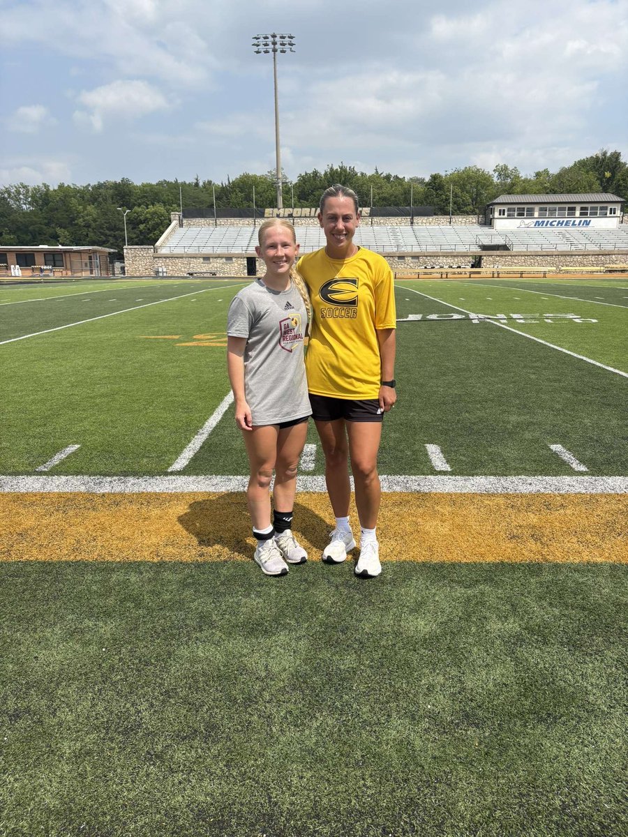 Ellie Naujokaitis (@enaujokaitis5) on Twitter photo Thank you <a href="/ESU_WoSoccer/">ESU Women's Soccer</a> for a great ID Camp this weekend! I had so much fun getting to interact with the coaches and players!!🐝
<a href="/jgrimleysoccer/">Jane Grimley-Gunn</a> <a href="/KSRGirlsAcademy/">Kansas Rush Girls Academy</a> <a href="/KSRush10GA/">Kansas Rush 10 GA</a> Thank you <a href="/ESU_WoSoccer/">ESU Women's Soccer</a> for a great ID Camp this weekend! I had so much fun getting to interact with the coaches and players!!🐝
<a href="/jgrimleysoccer/">Jane Grimley-Gunn</a> <a href="/KSRGirlsAcademy/">Kansas Rush Girls Academy</a> <a href="/KSRush10GA/">Kansas Rush 10 GA</a>
