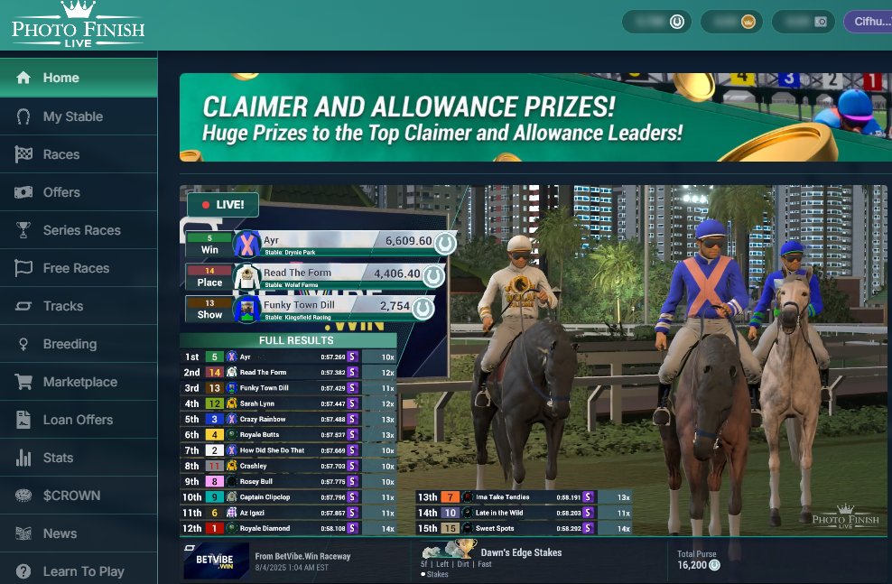Jimi - Blockchain_Gaming (@bchaingames) on Twitter photo It will be "The sport of Kings" <a href="/photofinishgame/">Photo Finish™ LIVE 🌹 🐎 Virtual Horse Racing</a>
Simulation/Management Blockchain Gaming at its finest.
Development Team: 10 of 10 <a href="/ThirdTimeIan/">ian c</a> <a href="/fibnewton_tt/">Fib Newton 🌹</a>
Community Managers: 10 of 10 <a href="/SangudoStables/">Sangudo Racing</a> <a href="/ValkyrieRacer/">Lacy</a>
Web3 Geniuses & Whales: <a href="/PoseidonRacing/">Poseidon Racing $CROWN $FAME</a> <a href="/GVG_Genetics/">GVG Genetics</a> It will be "The sport of Kings" <a href="/photofinishgame/">Photo Finish™ LIVE 🌹 🐎 Virtual Horse Racing</a>
Simulation/Management Blockchain Gaming at its finest.
Development Team: 10 of 10 <a href="/ThirdTimeIan/">ian c</a> <a href="/fibnewton_tt/">Fib Newton 🌹</a>
Community Managers: 10 of 10 <a href="/SangudoStables/">Sangudo Racing</a> <a href="/ValkyrieRacer/">Lacy</a>
Web3 Geniuses & Whales: <a href="/PoseidonRacing/">Poseidon Racing $CROWN $FAME</a> <a href="/GVG_Genetics/">GVG Genetics</a>