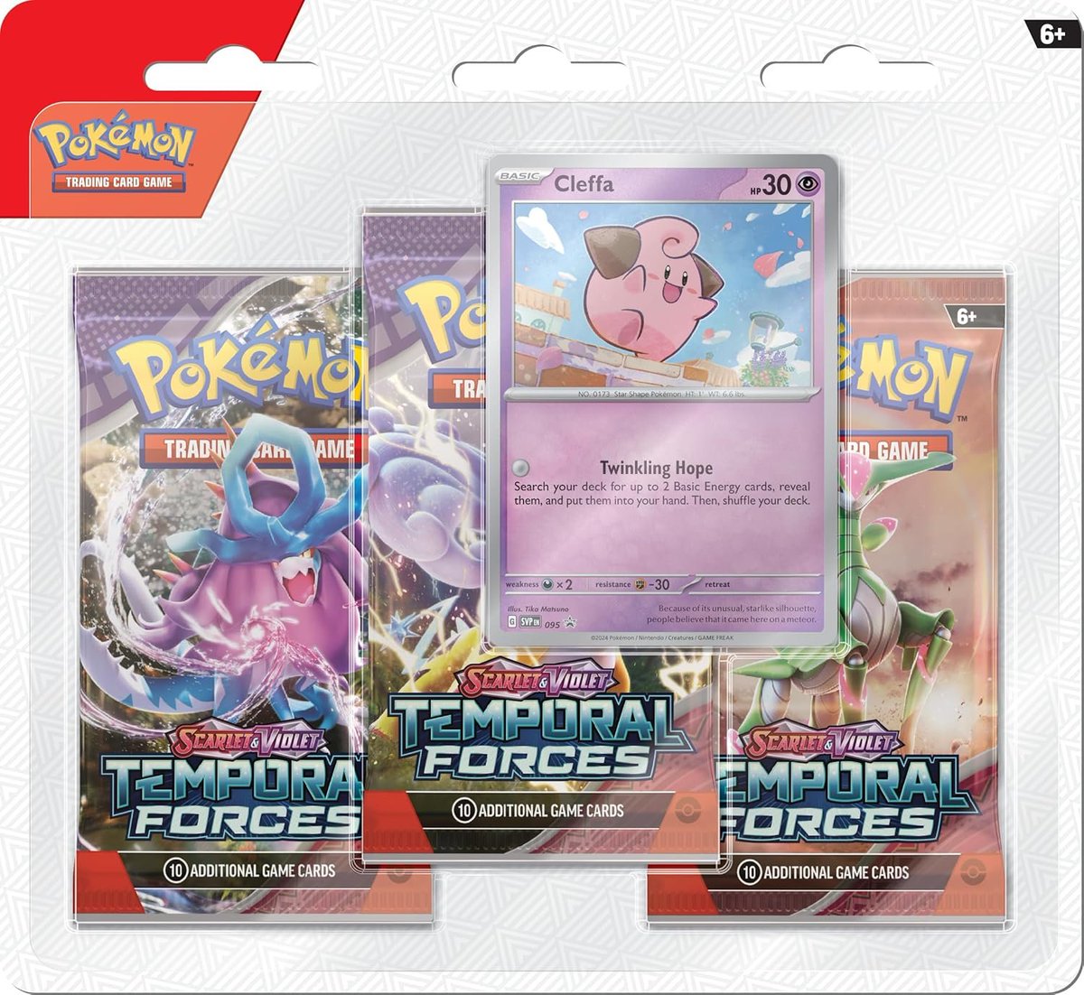 PokemonDealsTCG's tweet image. Temporal Forces 3-Pack Blister $13.99 on Amazon!

➡️amzn.to/41sfzpF

Sold &amp;amp; Shipped by Amazon

#Pokemon #PokemonTCG #AD