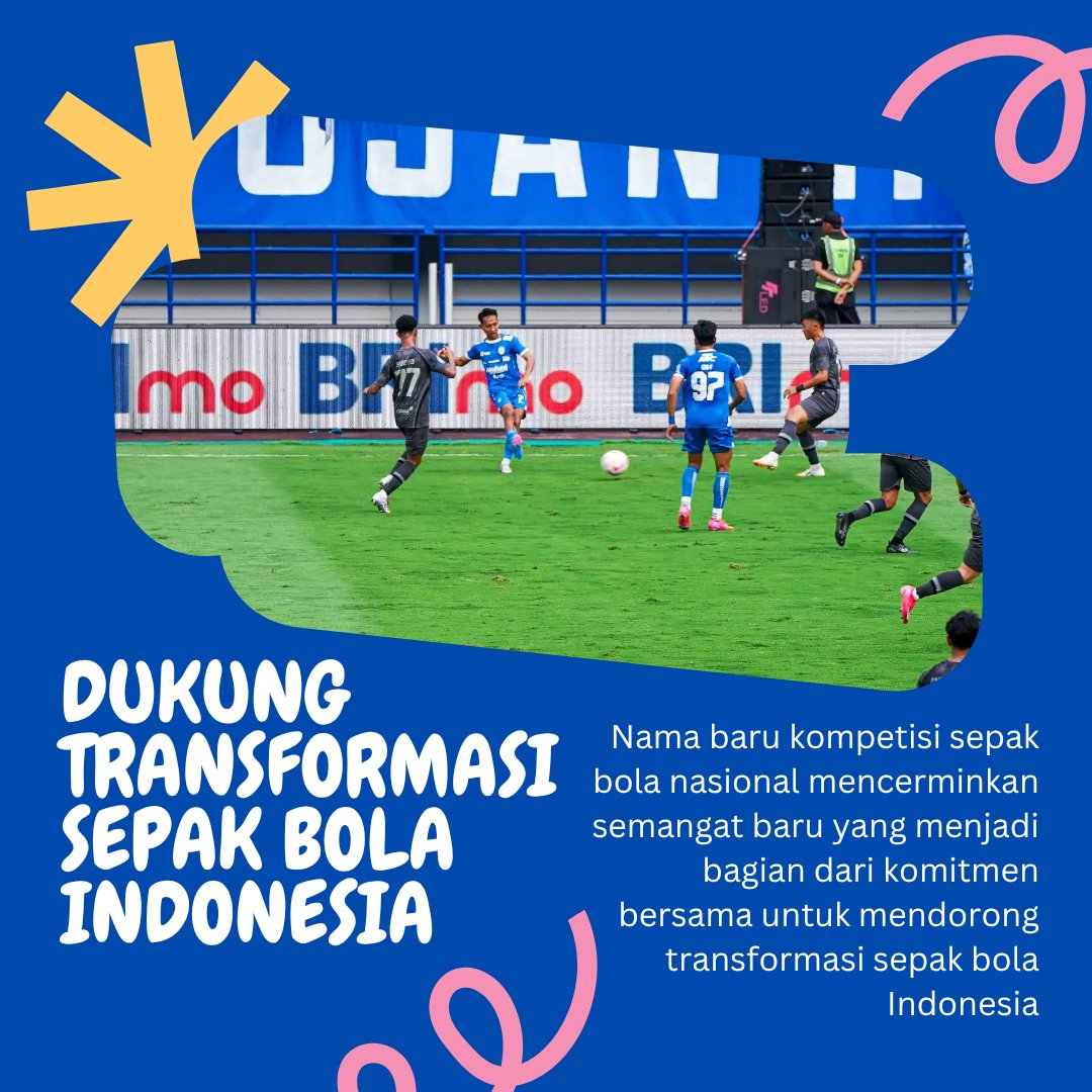 Dukungan BRI terhadap Super League 2025 adalah komitmen membanggakan untuk persepakbolaan nasional. Lima musim berturut-turut, BRI tak pernah absen!
#BRIUntukSepakbolaIndonesia