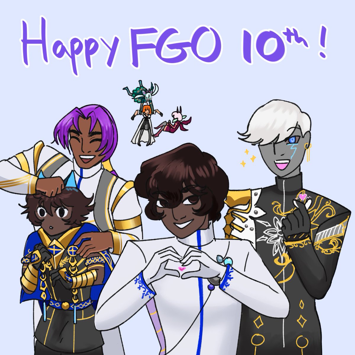 inksphynx8's tweet photo. happy anniversary! #FGO10周年 https://t.co/vxcnMhytrY