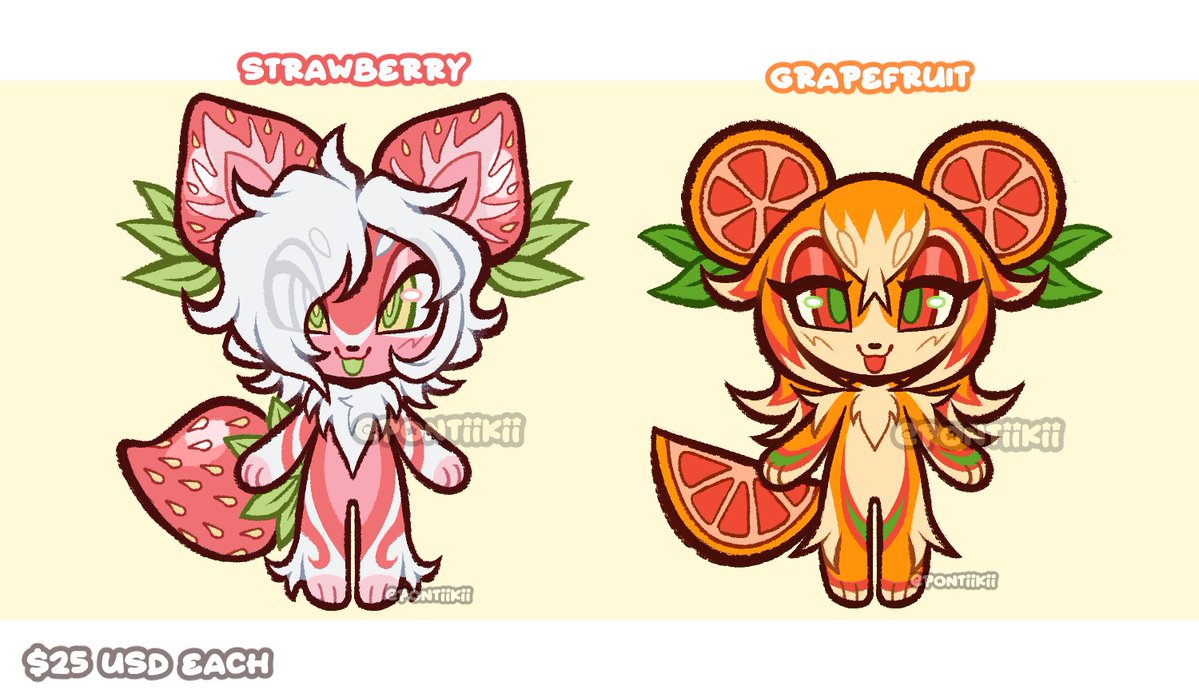 I still have these adopts available!

DM to claim
Payment through p@yp@l invoice only
buyer gets unwatermarked transparent img

$25 usd each