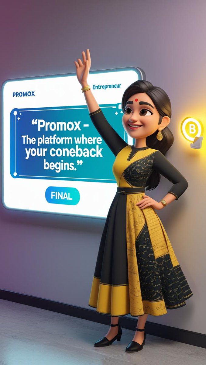 promoxpromedia's tweet photo. 🌟 कभी सपनों से समझौता मत करो… क्योंकि सही वक्त आने पर वही सपने उड़ान भरते हैं!
देखिए साक्षी की inspiring journey — एक गृहिणी से digital entrepreneur बनने तक, सिर्फ एक स्मार्ट फैसले से।

👉 This video is just for you.
🎥 [Watch Now – https://t.co/ZoAJl3zfRa

@promoxpromedia https://t.co/pEMXLdStYI