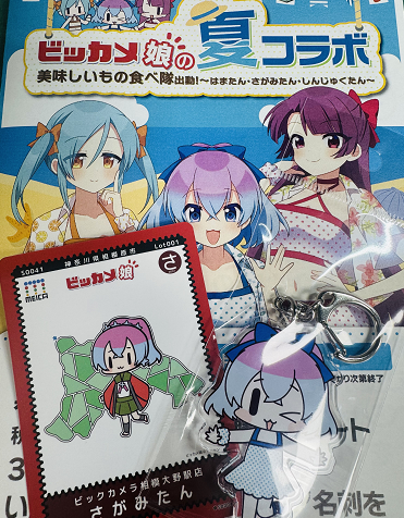 ω`)おはようございます🏖️ 今日から『ビッカメ娘の夏コラボ🍖美味しい