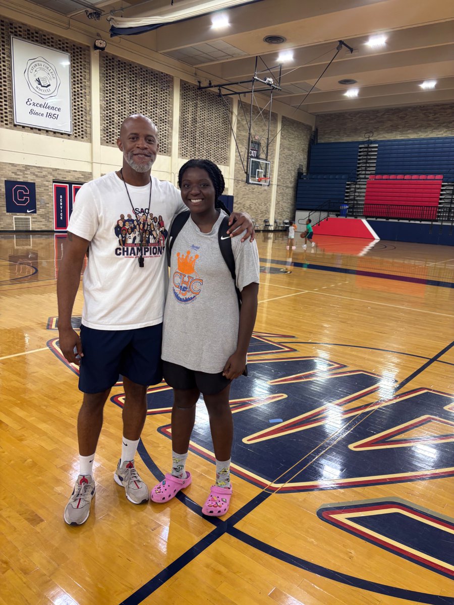Had a great time learning and developing my skills at Catabwa’s elite basketball camp Sunday!