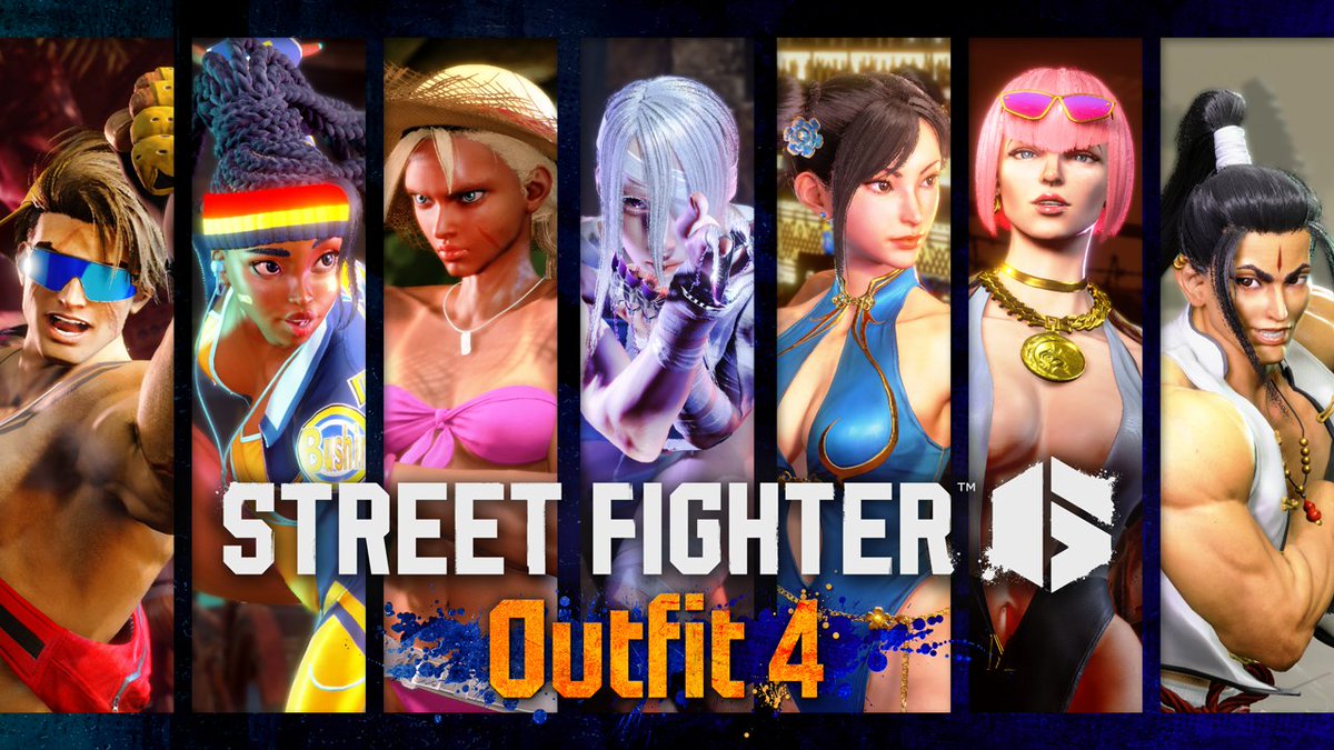 Sun's out, Chun's out! ☀️

The heat is rising when Outfit 4 for Luke, Jamie, Kimberly, Manon, A.K.I., Cammy, and Chun-Li arrive with the Sagat Update on August 5. https://t.co/kZYXxVJqeb