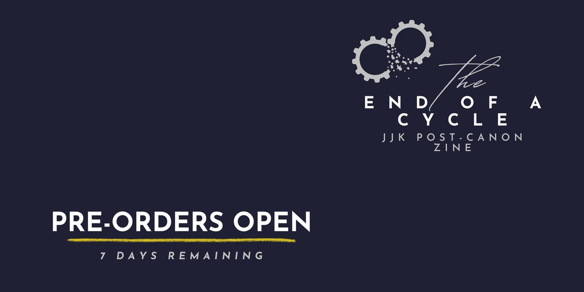 Just one week left to get a copy of our post-canon zine! All proceeds after production will go to the Trevor Project, so grab a copy while you still can and help us support a great cause and unlock our second stretch goal!