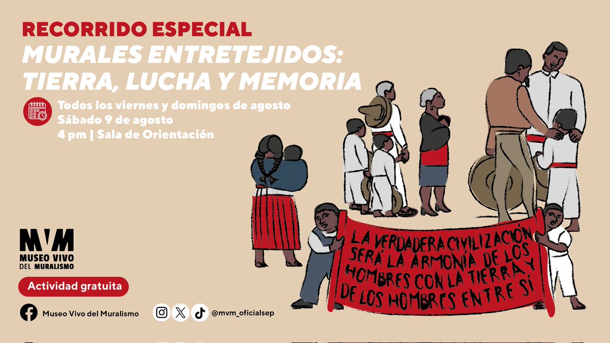 #RecorridoEspecial ven a mirar los murales como territorio de lucha, herencia y resistencia. 💪🏼

Desde las asambleas rurales hasta las juventudes que buscan cambiarlo todo, este recorrido es para conocer cómo se construyen lazos entre generaciones, identidades y pueblos.⌛️🗣