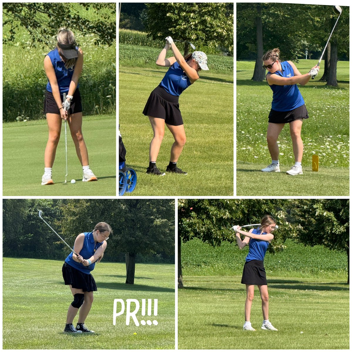 The Lady Vikings took to the course for the first time on Friday for the Graham Invitational. They had a strong 5th/12th team finish!⛳️🏌️‍♀️

Bianca Stevens: 113
Evelyn Potter: 118 (18 hole PR…woot woot!)
Addi Register: 122
Sophie Minnich: 128
Sara Minnich: 157