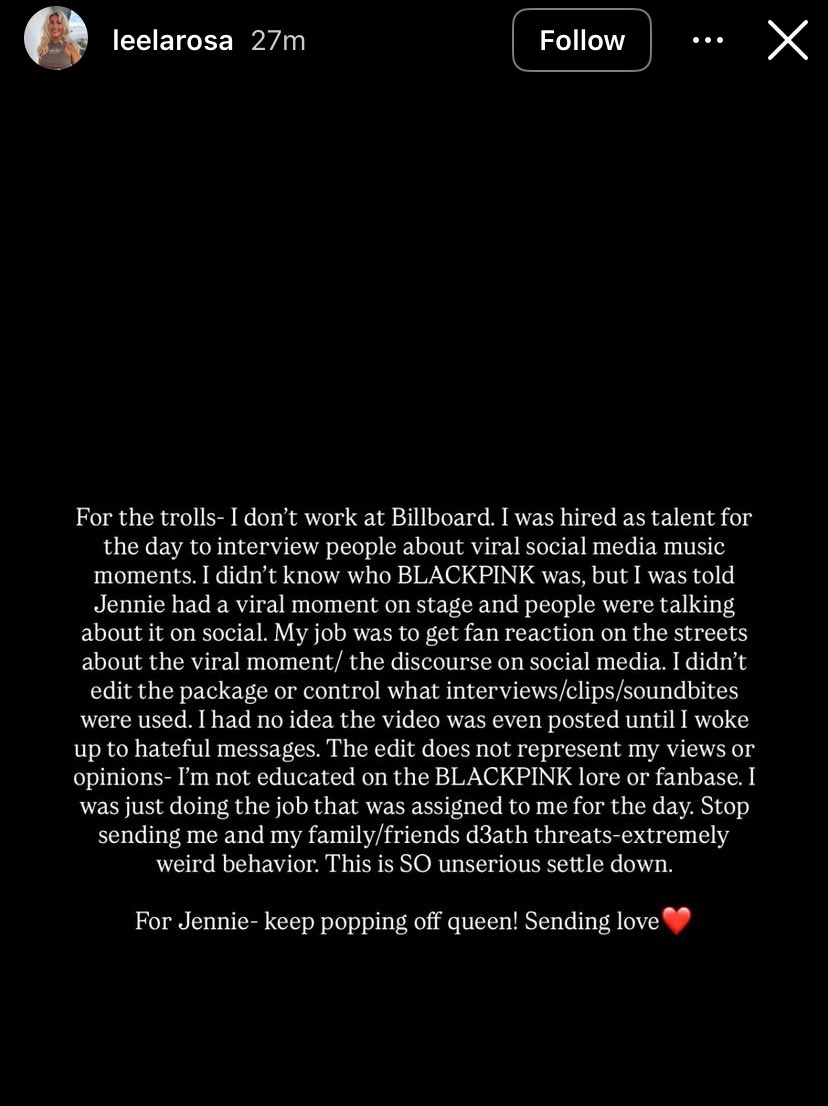 The first thing you do before doing this kind of job was to make a research about the topic esp if there’s a person or group of people involved. Interviewing without enough knowledge about them is stupid but ofc yall just want clout and clicksz

And to you <a href="/billboard/">billboard</a> and whoever
