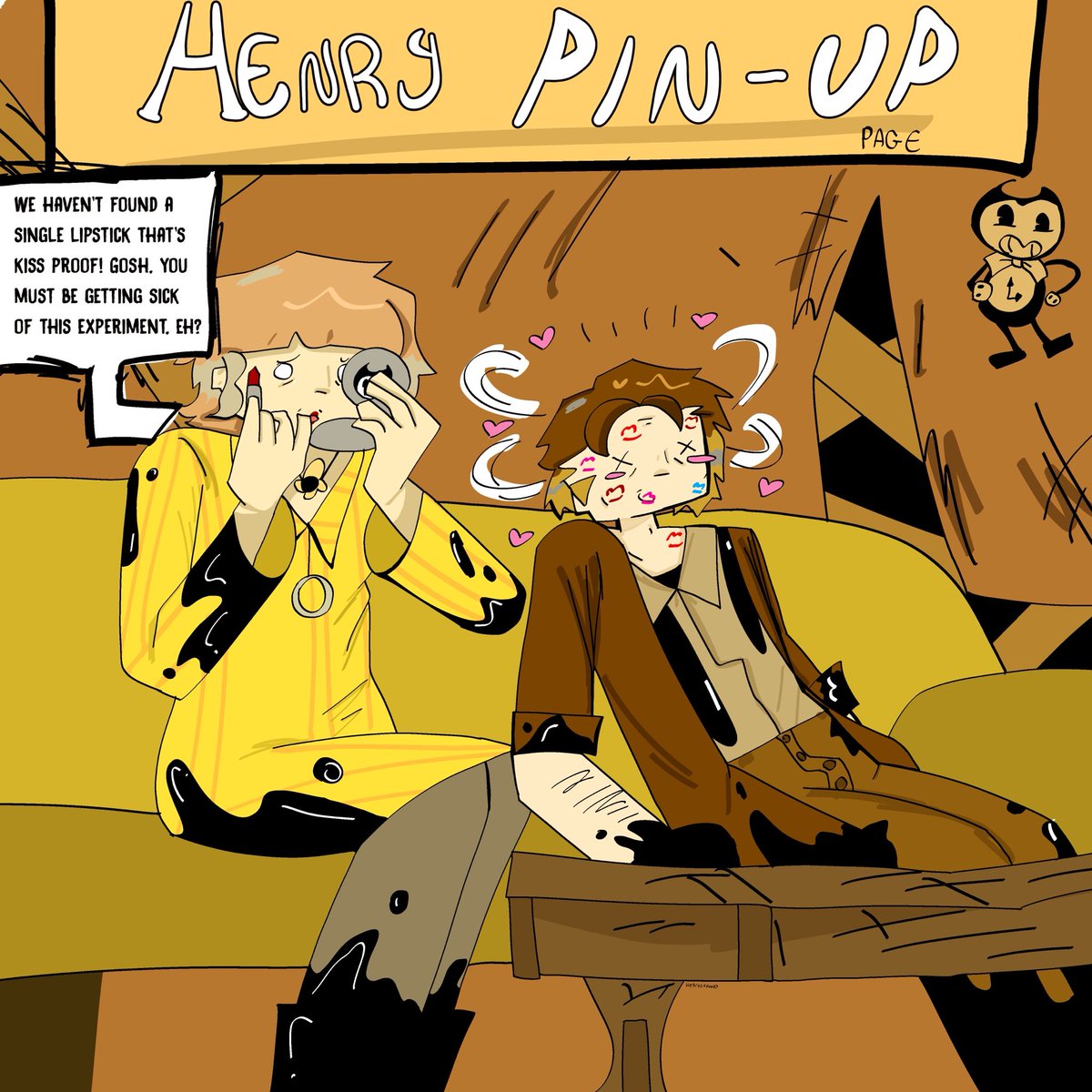 Inkyshutter's tweet photo. How do you even make captions
//
#yumetwt #yumeship #batim #henrystein #cleowood #inkshutter https://t.co/scNim5HEIf