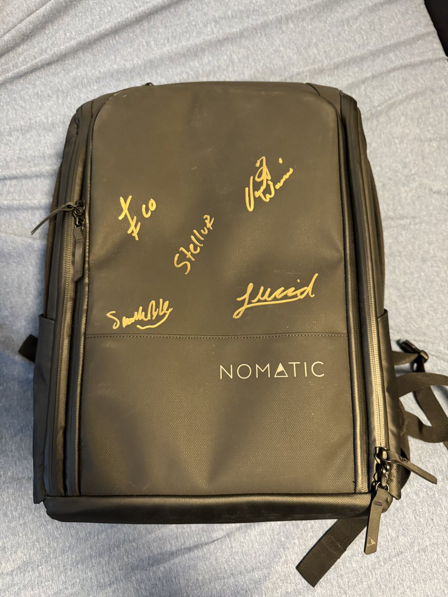 Won at the <a href="/Spacestation/">Spacestation Gaming</a> raffle today with an amazing signed <a href="/Nomaticgear/">NOMATIC</a> back pack!🔥 

Another great event, sucks we won’t see another one for a while. 😔