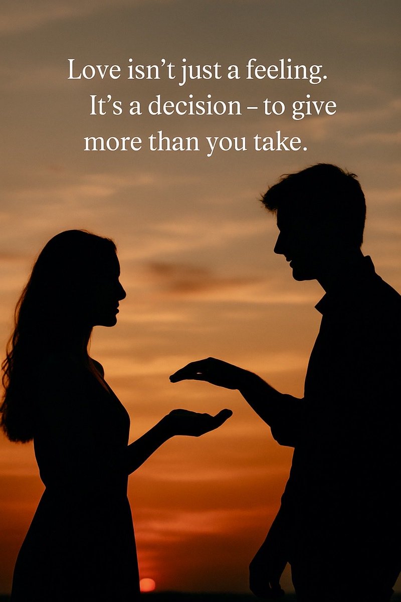 Love is a decision!❤️❤️❤️