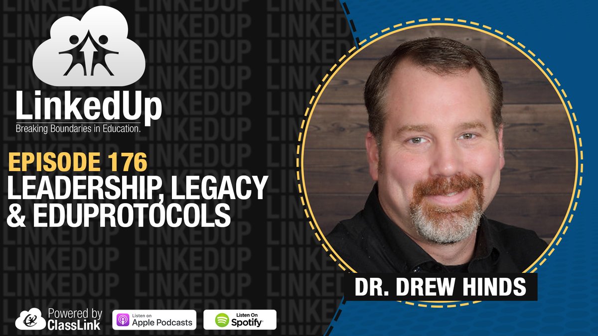 LinkedUp: Breaking Boundaries in Education #ISTE (@linkeduppodcast) on Twitter photo We’re joined by <a href="/drewhinds/">Dr. Drew</a>, an education leader whose journey takes us from the classroom to the Oregon DOE. Drew’s focus is clear: empowering educators and making tech integration is transformational. <a href="/ClassLink/">ClassLink</a> <a href="/JamieSaponaro/">Jamie Meola Saponaro✨</a> <a href="/techsavvysupt/">Jerri Kemble</a> open.spotify.com/episode/1N3FzQ… We’re joined by <a href="/drewhinds/">Dr. Drew</a>, an education leader whose journey takes us from the classroom to the Oregon DOE. Drew’s focus is clear: empowering educators and making tech integration is transformational. <a href="/ClassLink/">ClassLink</a> <a href="/JamieSaponaro/">Jamie Meola Saponaro✨</a> <a href="/techsavvysupt/">Jerri Kemble</a> open.spotify.com/episode/1N3FzQ…