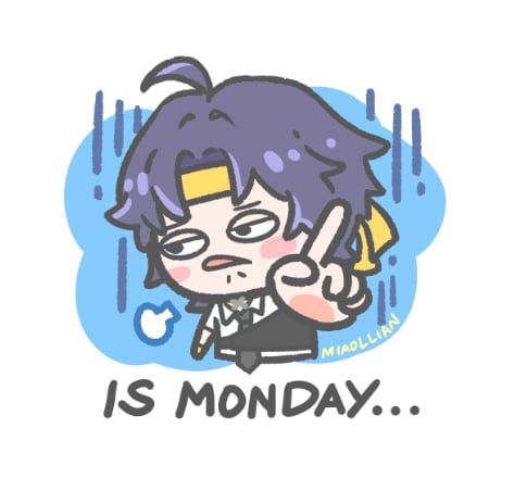 加油社畜们，很快会星期五的
Gambatehhh soon will be Friday 

#浅羽悠真 #绝区零 
#harumasaasaba #ZenlessZonZero #MiaoLLian