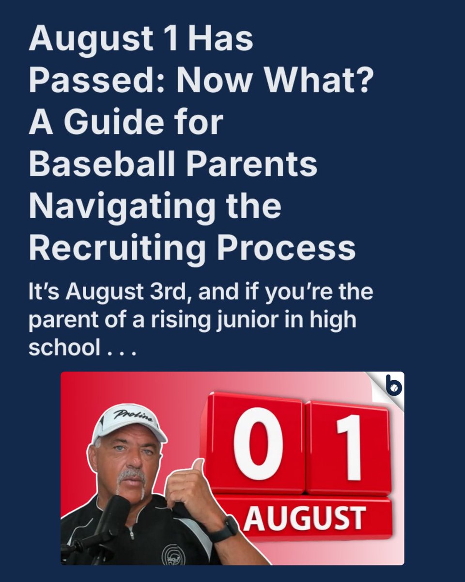 Parents, make sure you subscribe to our free newsletter. 🙏

Newsletter 👇
open.substack.com/pub/baseballbl…

#newsletter #subscribe