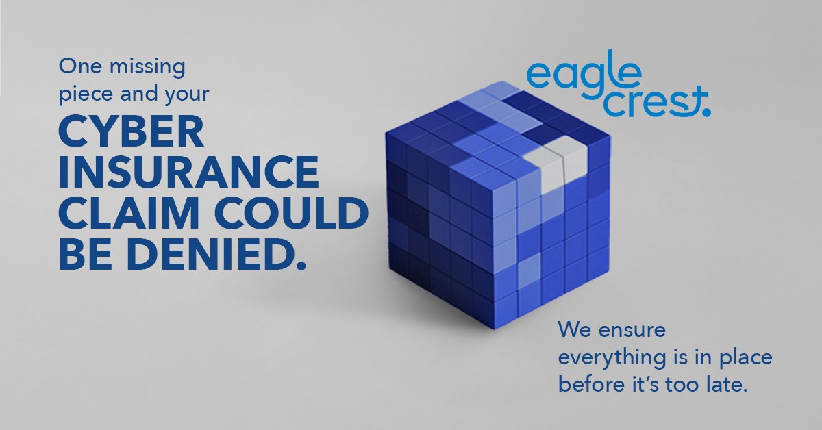 EaglecrestTech's tweet image. Cyber insurance claims can fall apart fast.

One missing control or overlooked detail, and your payout could be denied

We help you lock in every piece of your IT strategy before you ever need to file a claim. -&amp;gt; eaglecrest.com.au

#CyberReady