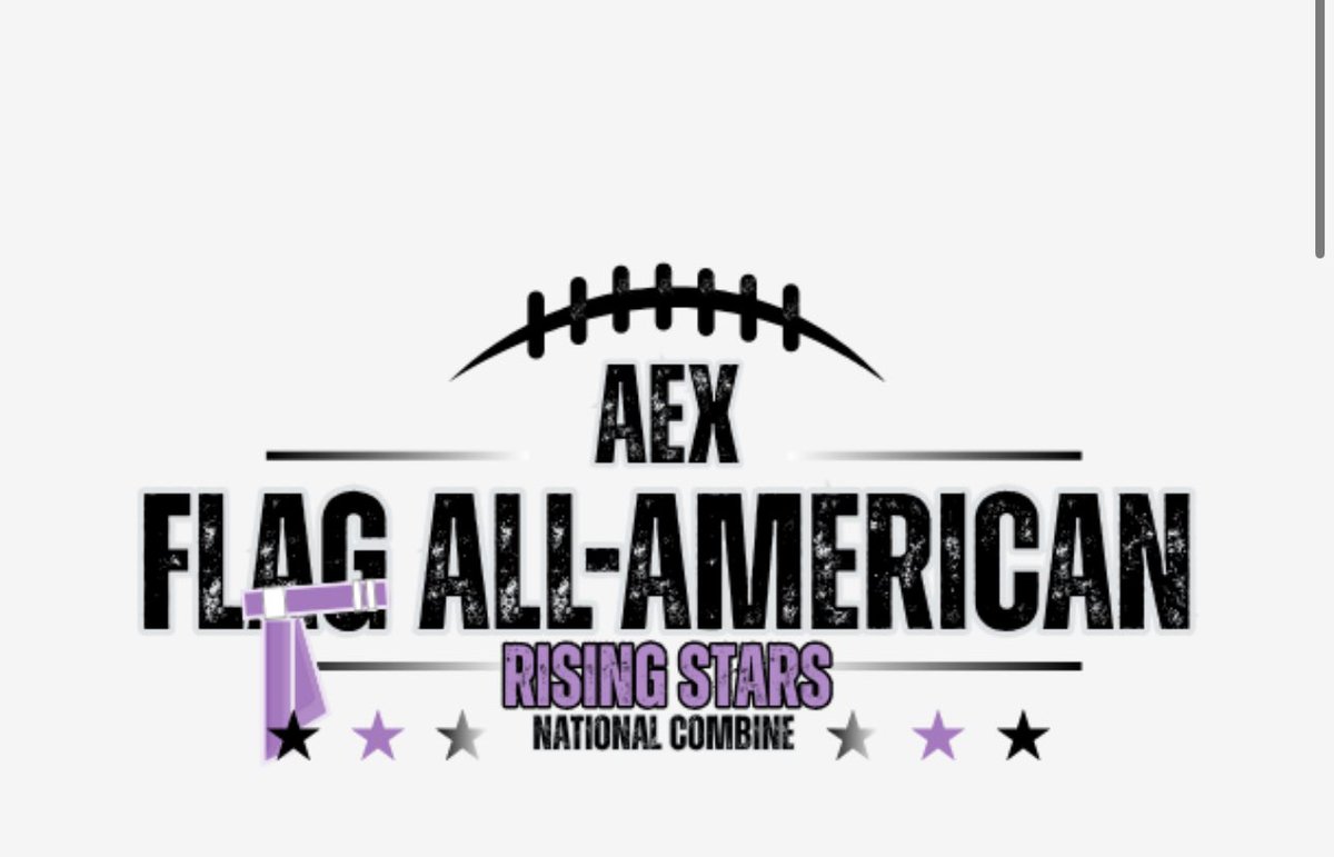 TaylorBarton07's tweet photo. Honored to be selected for the AEX Flag All-American Rising Stars National Combine! 💪🏾🏈 As a Class of 2026 Wide Receiver, I’m locked in and ready to compete . This is just the beginning let’s go to work! 🚀 #AllAmerican #RisingStar #WR2026 #FlagFootball https://t.co/pDrOiEyYyI