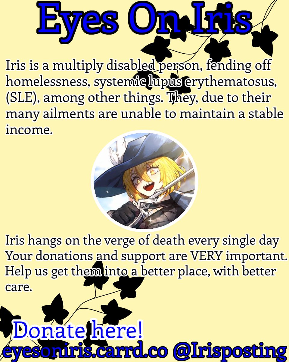 Venmo: areanynamesopen
PayPal: paypal.me/popeyeotaku
Chime: KittAndOrCaboodle

$100 needed -tonight-

Maybe this will get more attention I'm trying not to burst into tears