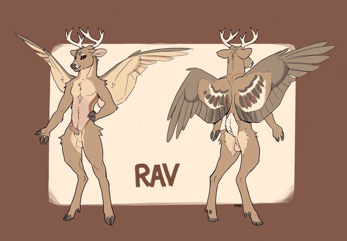 Krakencalamari8's tweet photo. Ref sheet for @Dopeygiant356 
So jazzed with how this turned out 🦌 https://t.co/GVOHzLwcPf
