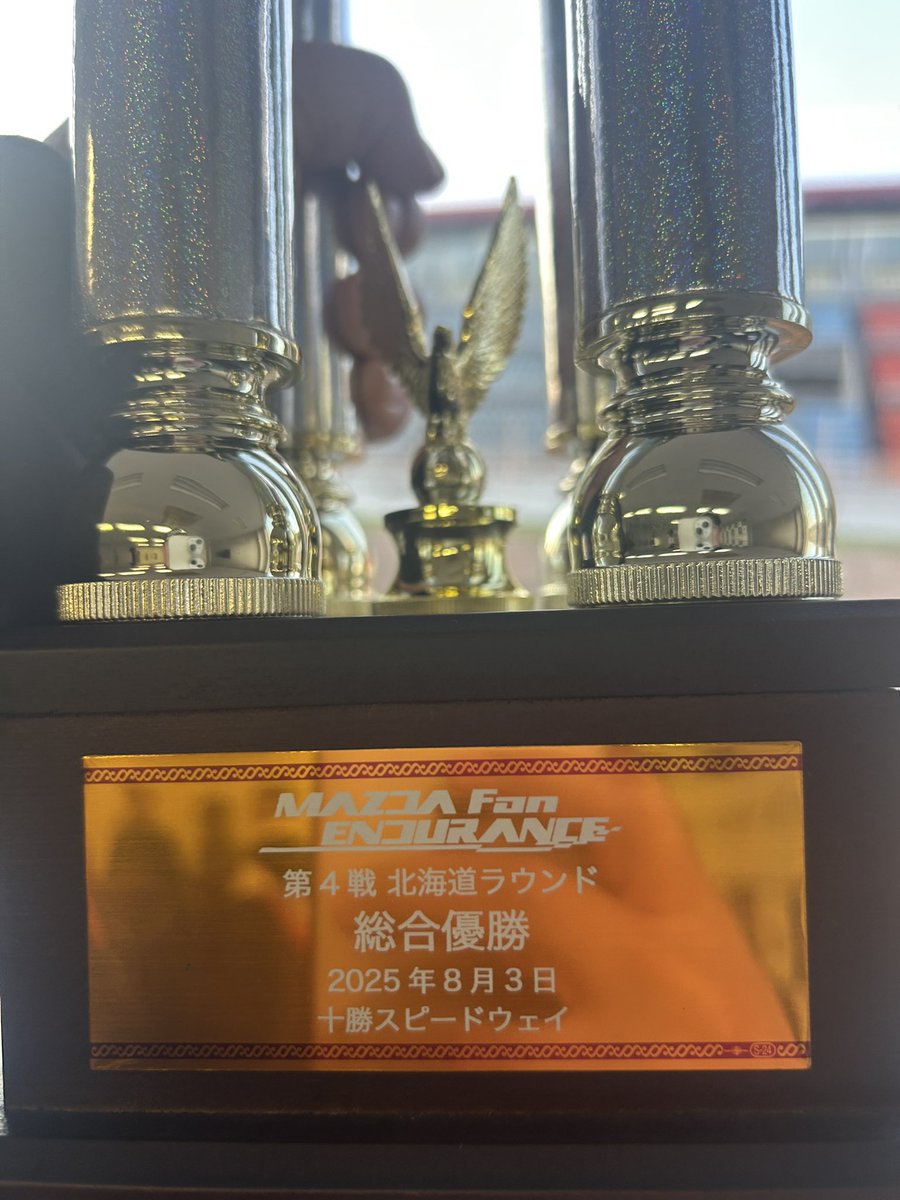 jishikaw8's tweet image. 十勝スピードウェイ遠征。過去二回リタイヤ続きでしたが、3回目の挑戦でようやく完走。優勝。55周してレコードもGET。