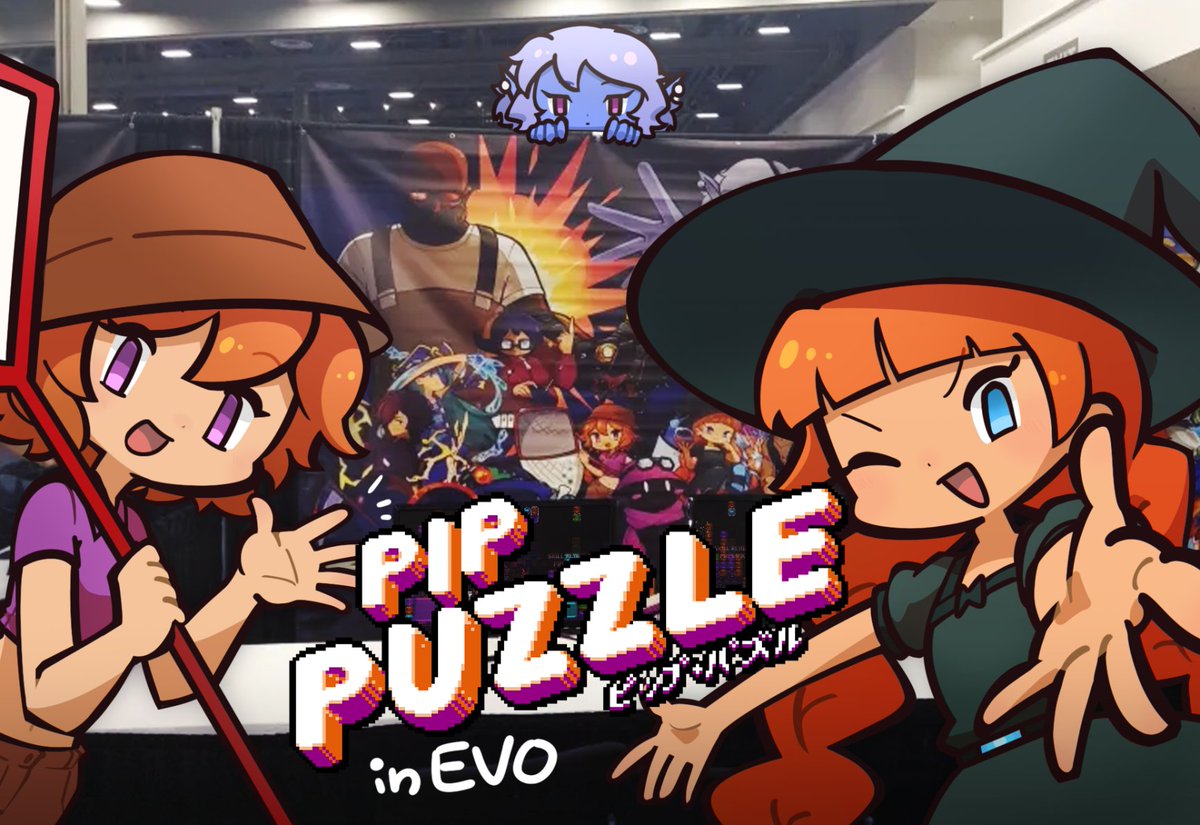 Pip Puzzle at #EVO2025!

Artwork is by the talented illustrator <a href="/310_Suzaki/">須崎 三十(Suzaki Santo)</a>!