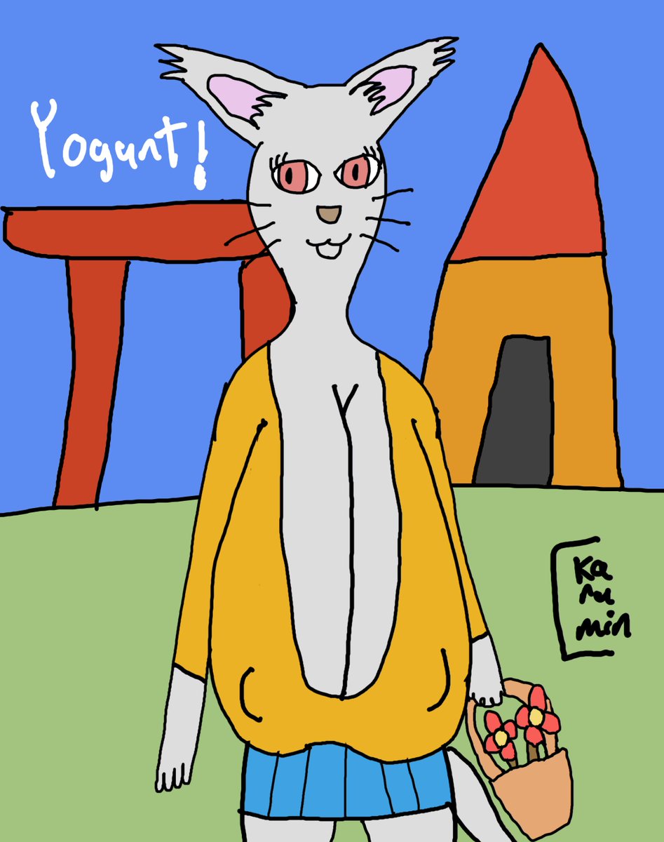Karuminx's tweet photo. Drew one of @malahiya_milk characters. 😉🐱
#karuminworld #絵 #artistsoninstagram #drawing #dessin #furry #メスケモ #ケモノ #cat #猫 https://t.co/5SzHetJT49