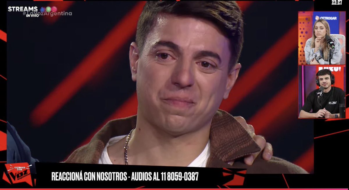 julioamx's tweet photo. Me mató Mati, eres grande. #LaVozAgentina https://t.co/Sm0Goa6Mhw