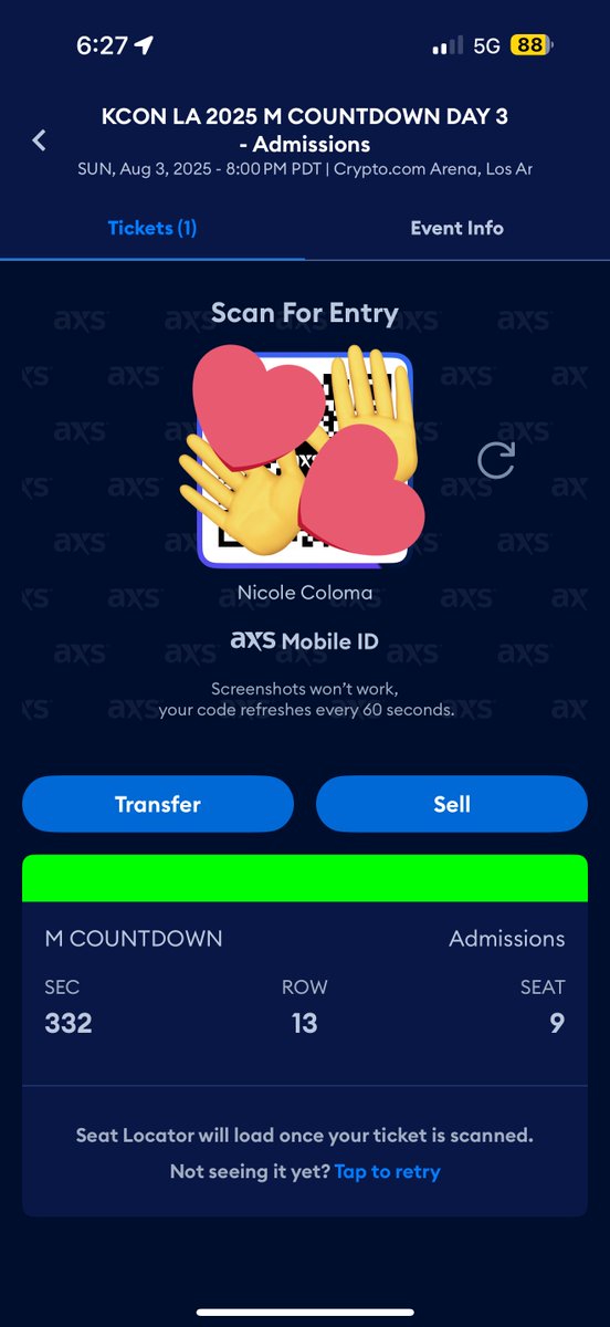 ncoloma01's tweet photo. WTS 1 KCON CONCERT TICKET for Tonight Aug 3, 2025
Please take it from from.
#WTS #WTB #KCONLA2025 #KCON_LA #WTSKCONLA https://t.co/Qlon6k1Iqo