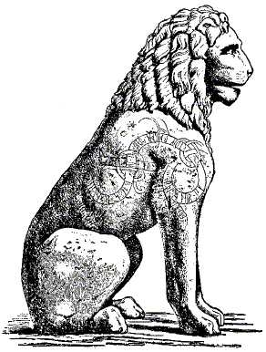 Piraeus Lion drawing of curved lindworm. The runes on the lion tell of Viking warriors, most likely Varangians, mercenaries in the service of the Byzantine (Eastern Roman) Emperor.