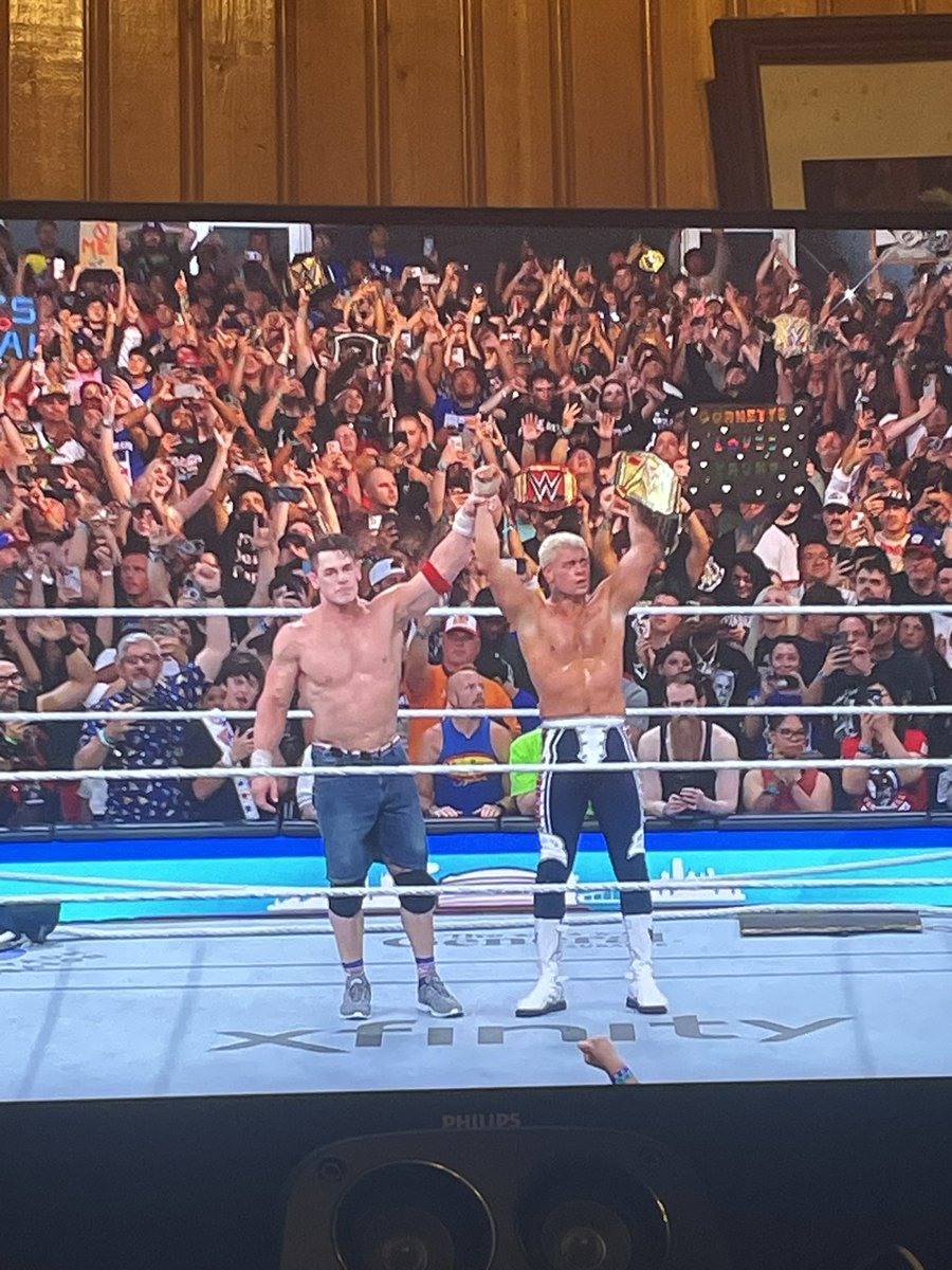 Let’s go Cody!! 🥳 #summerslam