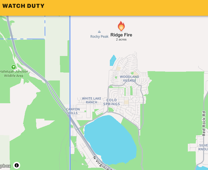 WashoeSheriff's tweet photo. PLEASE AVOID THE AREA: #RidgeFire
Fire and law enforcement personnel currently responding to a wildfire north of Cold Springs.
Monitor official fire and law enforcement channels for updates.
No evacuations currently in place. Please follow https://t.co/FnsJLQpEFV for evacuation updates.
Additional information available via https://t.co/fdqvVD318J
Thank you for your cooperation and stay safe.
Truckee Meadows Fire Protection District
Washoe County, Nevada - Government