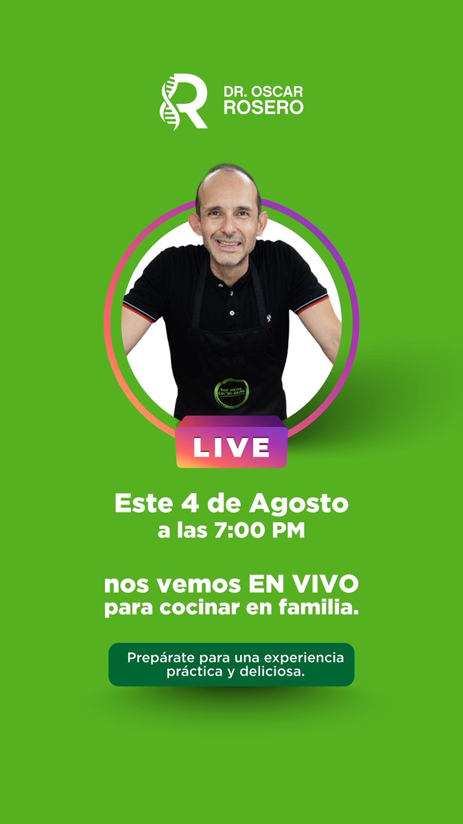 Mañana por Instagram 🤩
7:00 pm