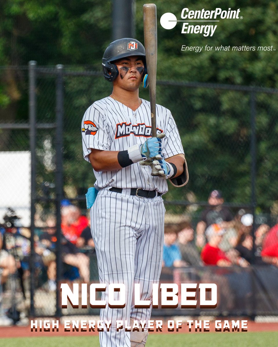 Mankato MoonDogs (@mankatomoondogs) on Twitter photo Nico Libed (<a href="/nico_libed/">Nico Libed</a>) is your CenterPoint Energy (<a href="/CenterPoint/">CenterPoint Energy</a>) Player of the Game!
2-4, 1 R, 1 BB, 1 HBP, 1 RBI!
#GoDogs Nico Libed (<a href="/nico_libed/">Nico Libed</a>) is your CenterPoint Energy (<a href="/CenterPoint/">CenterPoint Energy</a>) Player of the Game!
2-4, 1 R, 1 BB, 1 HBP, 1 RBI!
#GoDogs
