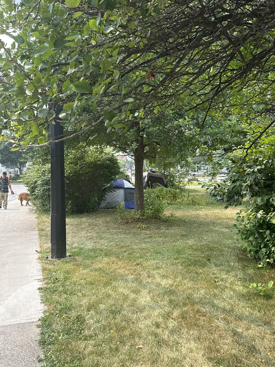 Mariejot22's tweet photo. Depuis quelques semaines il n’y avait qu’une seule tente dans le  petit Parc Troie et en voilà maintenant une deuxième. 
Il faut réagir maintenant avant que ça devienne un terrain de camping. https://t.co/1gEfmYaxzJ