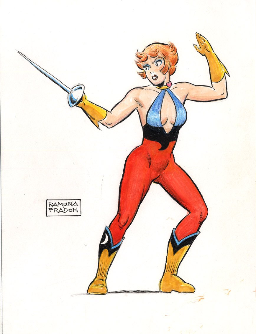 No one told me Ramona Fradon drew Cutie Honey that's so cool. It's nice seeing a silver age artist do a Japanese comic character.