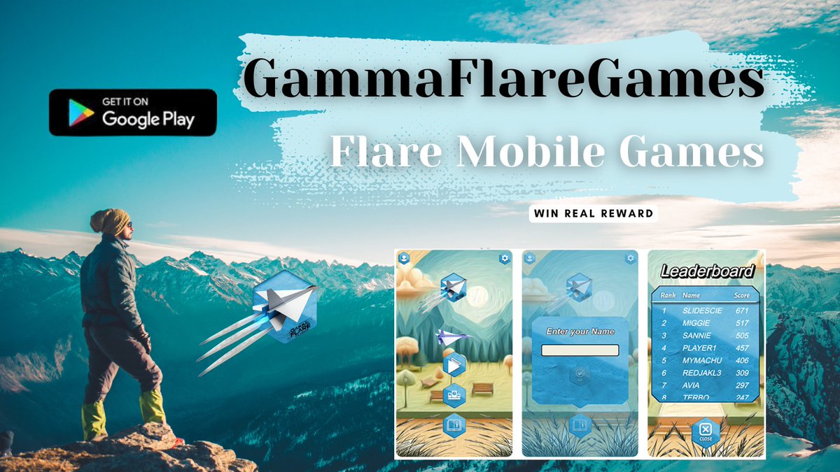 GammaflareGames's tweet image. Think you’ve got the reflexes to dominate the skies?
Dodge obstacles, race in real-time, and earn real cash 
No entry fees. No ads. No pay-to-win.
Just your talent vs. the leaderboard.
#SkillBasedGaming #FlyAndWin #MobileChallenge #RealCashPrizes #YTGamePromo #PaperPlaneChallenge