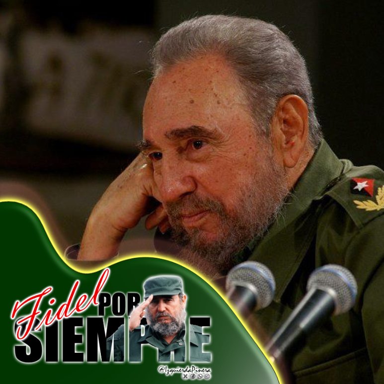 ¡#FidelPorSiempre vive en la lucha de los pueblos! A 99 años de su natalicio, su legado sigue guiando a la #IzquierdaPinera y al mundo. ¡Hasta la victoria siempre!