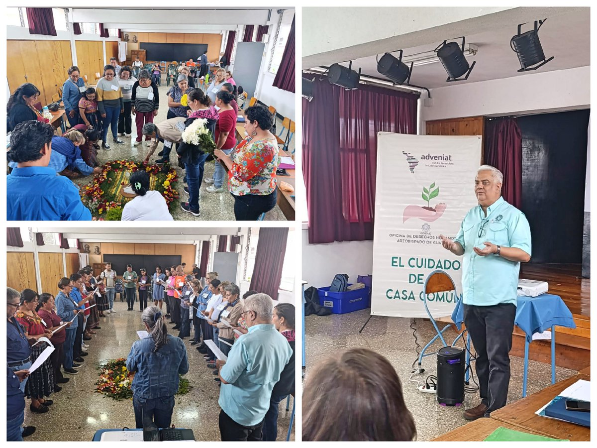 Dio inicio el Diplomado "El Cuidado de la Casa Común" dirigido a agentes de pastoral, catequistas y grupos comunitarios, organizado por la ODHAG.