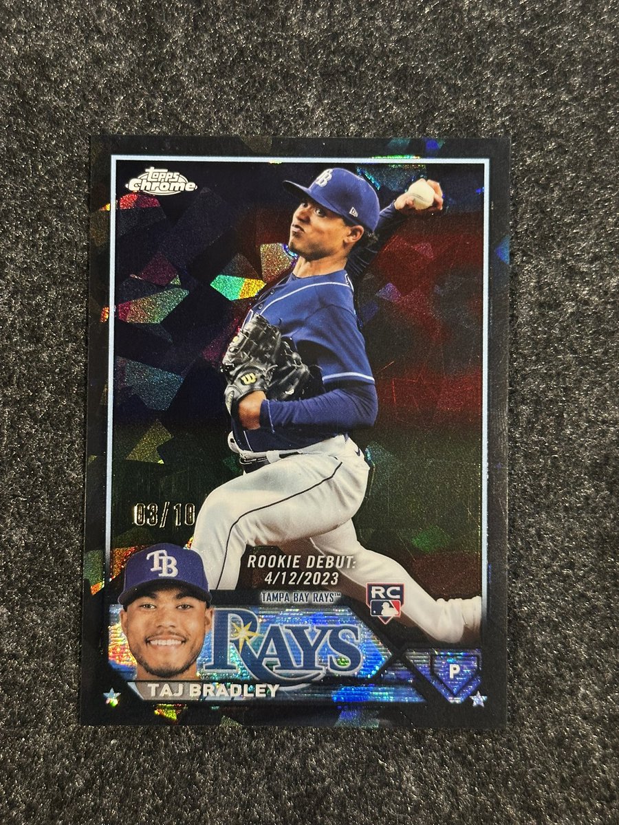FrontzCrew's tweet photo. #FCStack Post # 38
2023 Chrome Update Sapphire
Taj Bradley Black Sapphire #/10
$25
See Pinned Post for Shipping #FCStack #WhoDoYouCollect https://t.co/6GC2RXpEpa