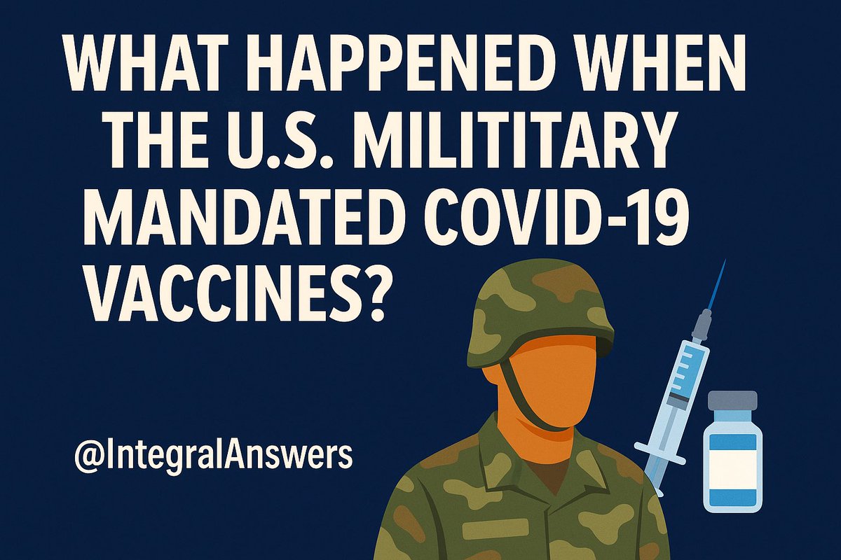🧵THREAD: What happened when the U.S. military mandated COVID-19 vaccines?

A lot of misinformation is circulating, so let’s stick to facts:

No, service members were not “forced against their will.”

And yes, the data tells a very clear story.
