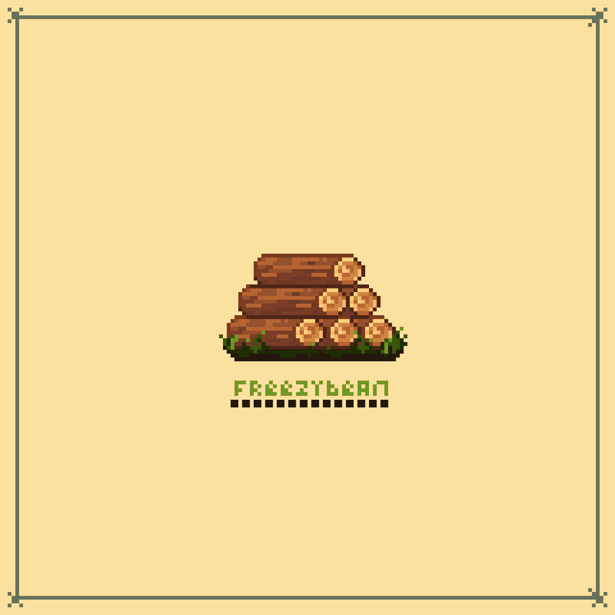 Freezy_Bean's tweet image. 🪵🌳#timber #pixelart #pixelartist #ドット絵 #aseprite