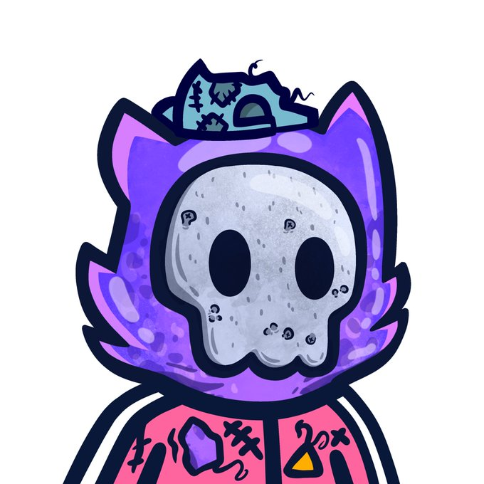 👀 Something’s brewing in the shadows…
Am working on an alternate version of Skul Kritters with <a href="/imjoyhog/">JOYHOG</a>... meet Korrupted Kritters ☠️🧬
This is a medium-term part of the project, but I couldn’t wait to show you the Korrupted take on our mascot.

What do you think?