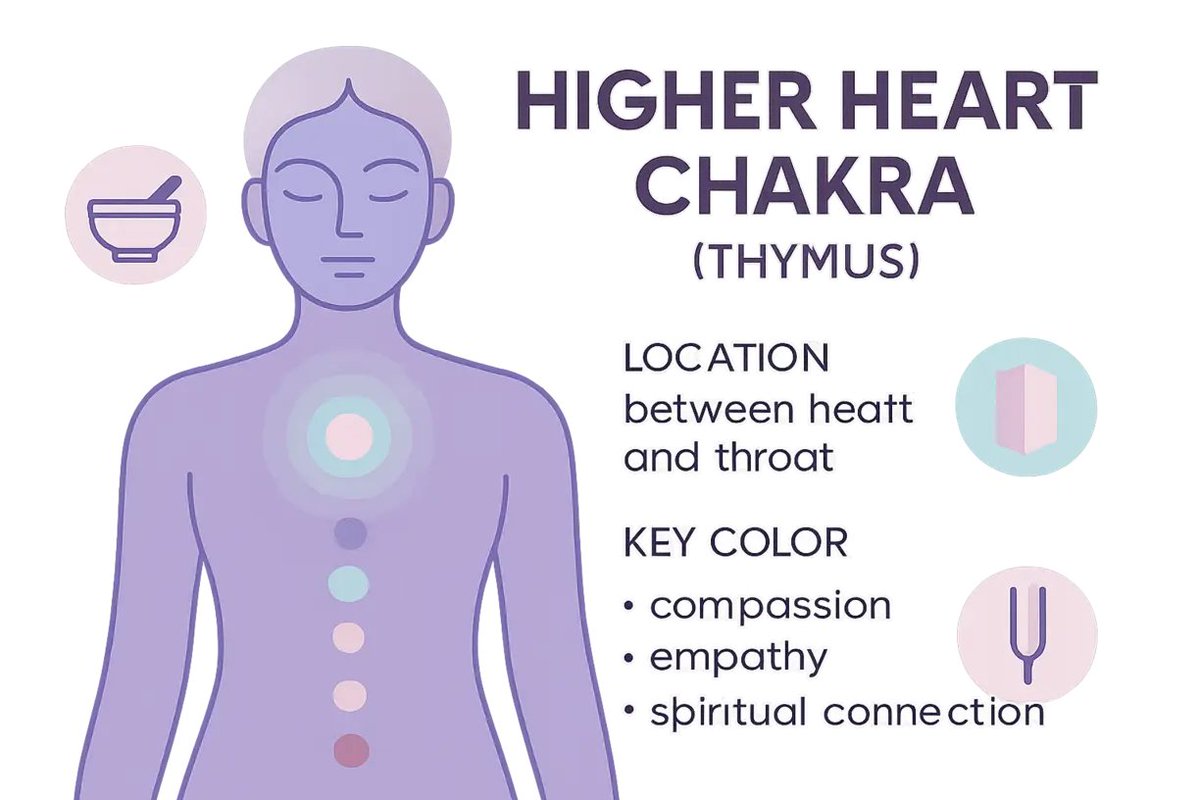 This all connects to a blocked heart chakra and impaired thymus gland ...